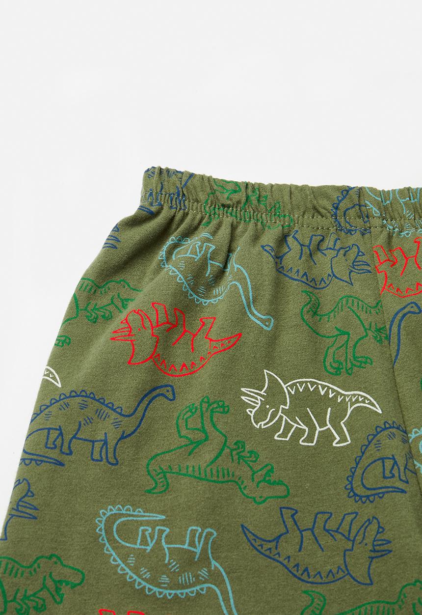 Pop Candy - Printed pj set - olive green