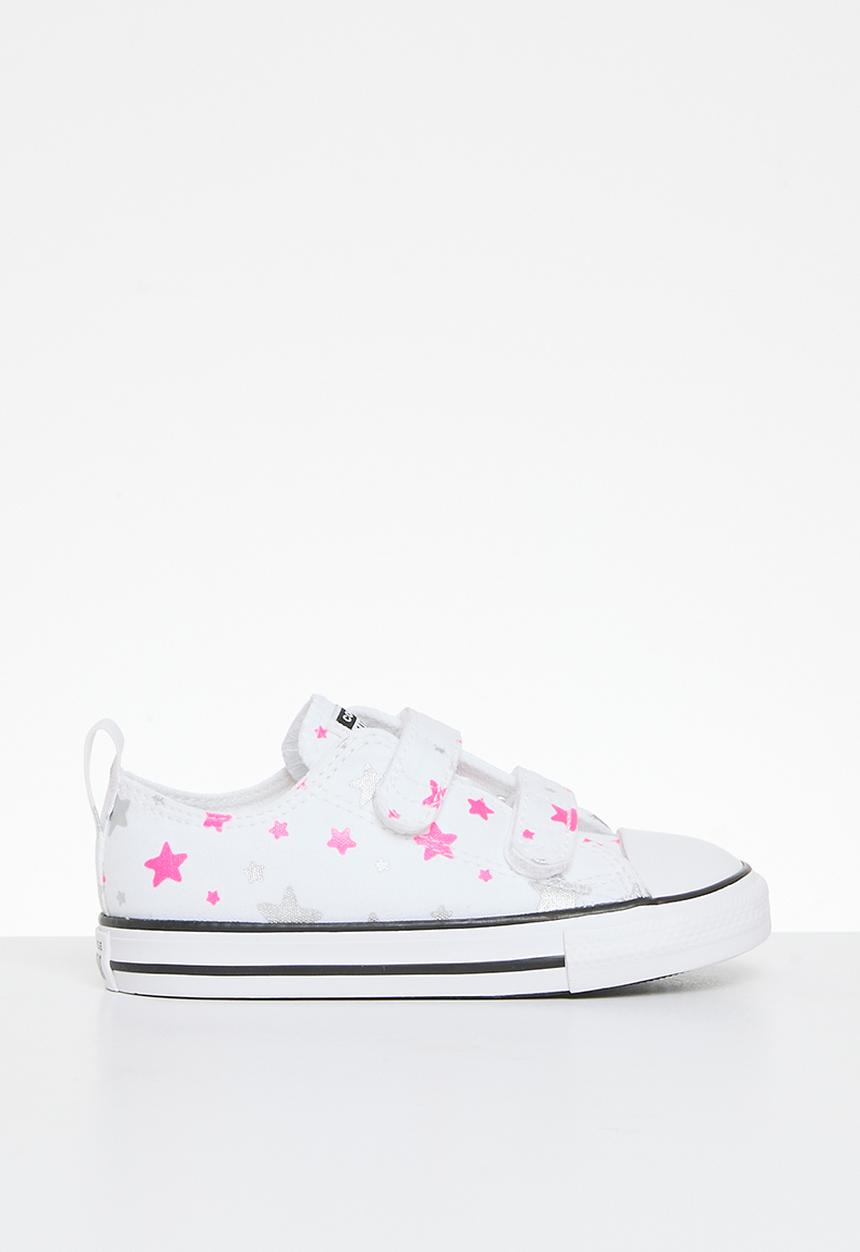 Converse - Chuck taylor all star 2v - white/prime pink/white