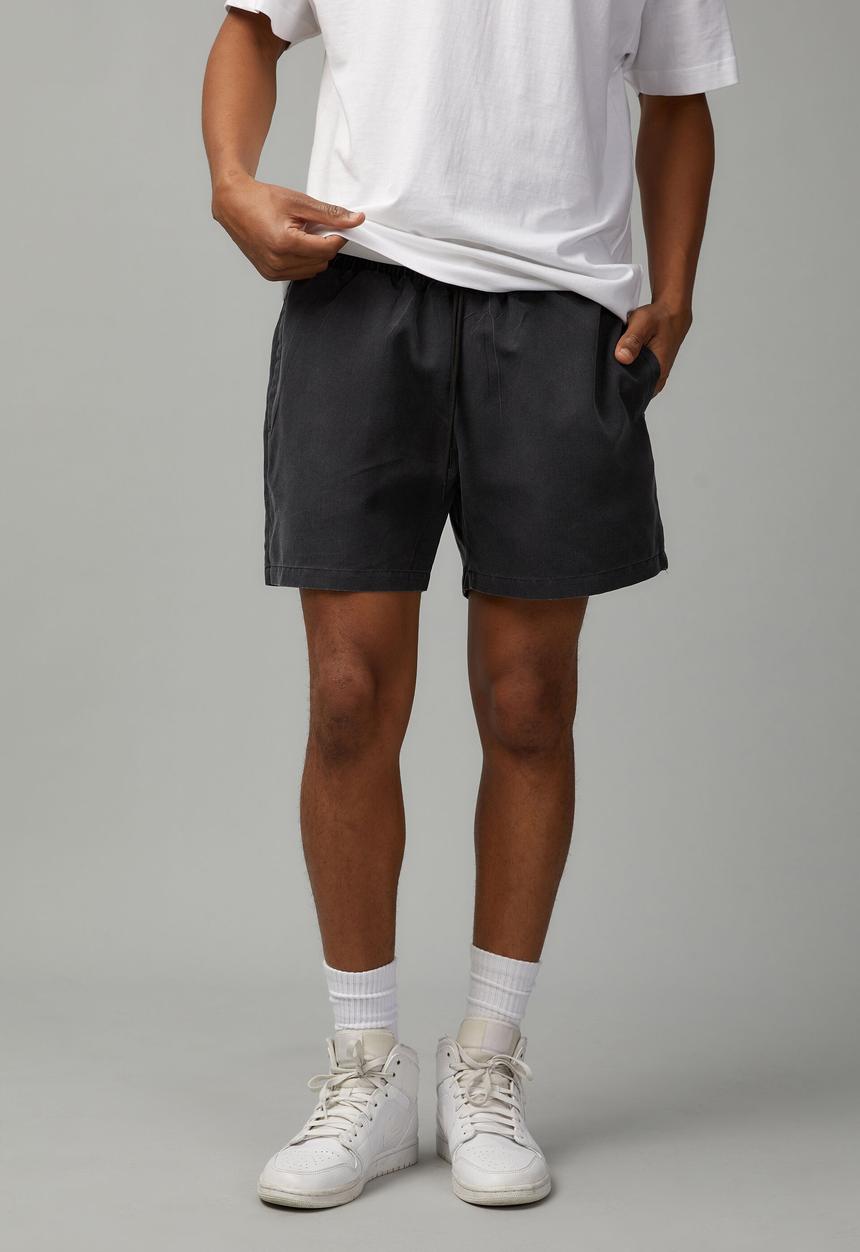 Factorie - The Beach Short - Washed Black
