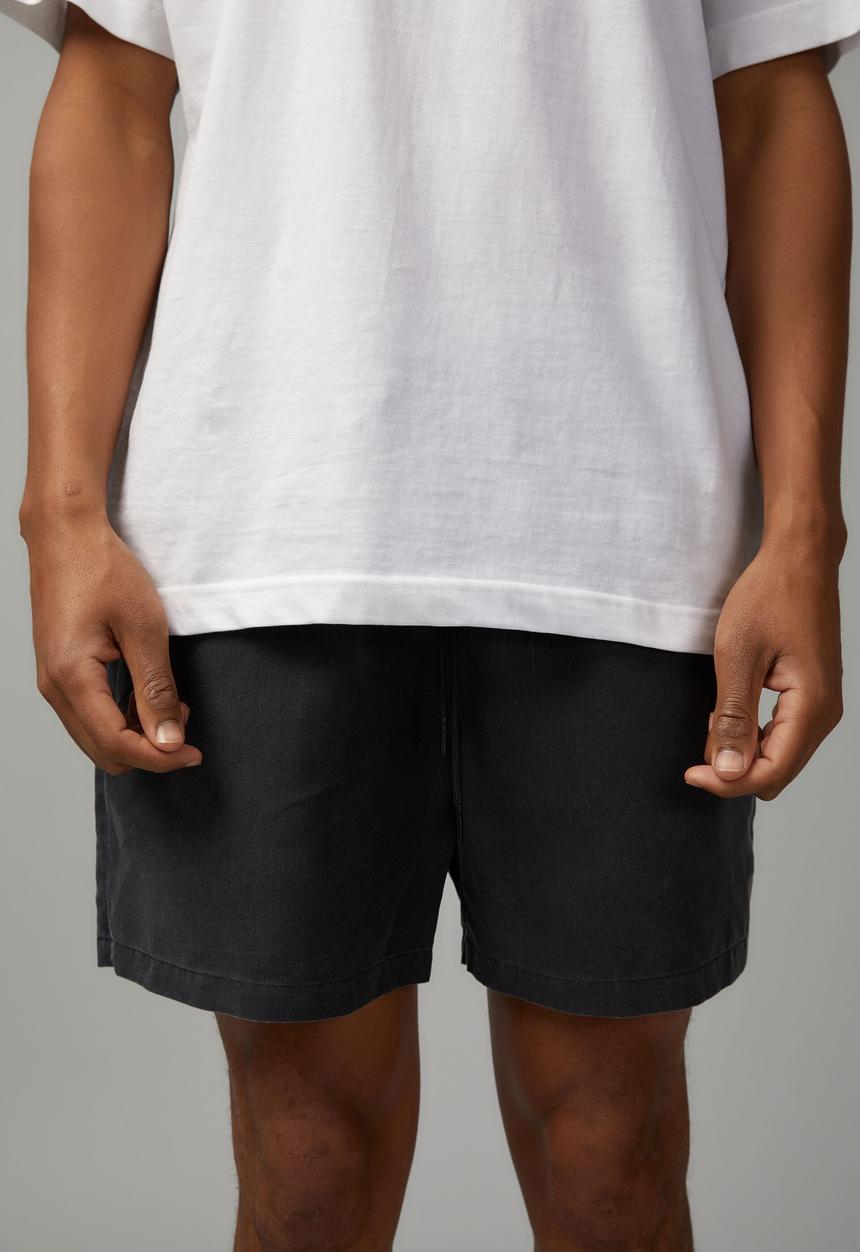 Factorie - The Beach Short - Washed Black