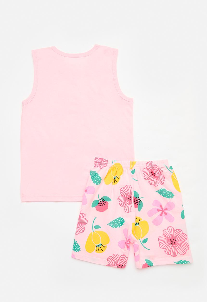 Pop Candy - Printed sleeveless pj set - pink