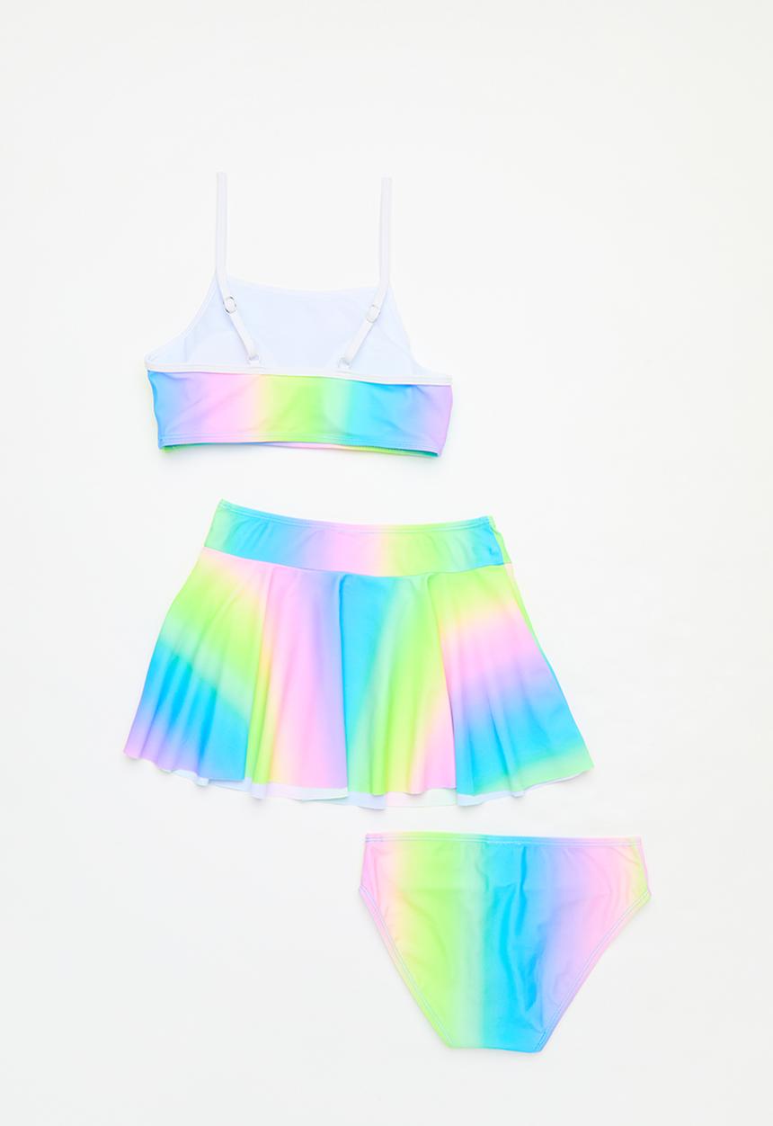Pop Candy - Girls 3 piece bikini set - multi