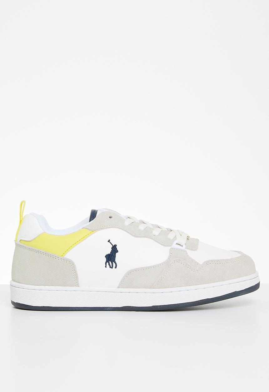 POLO - Combo Colour Outsole Sneaker - White
