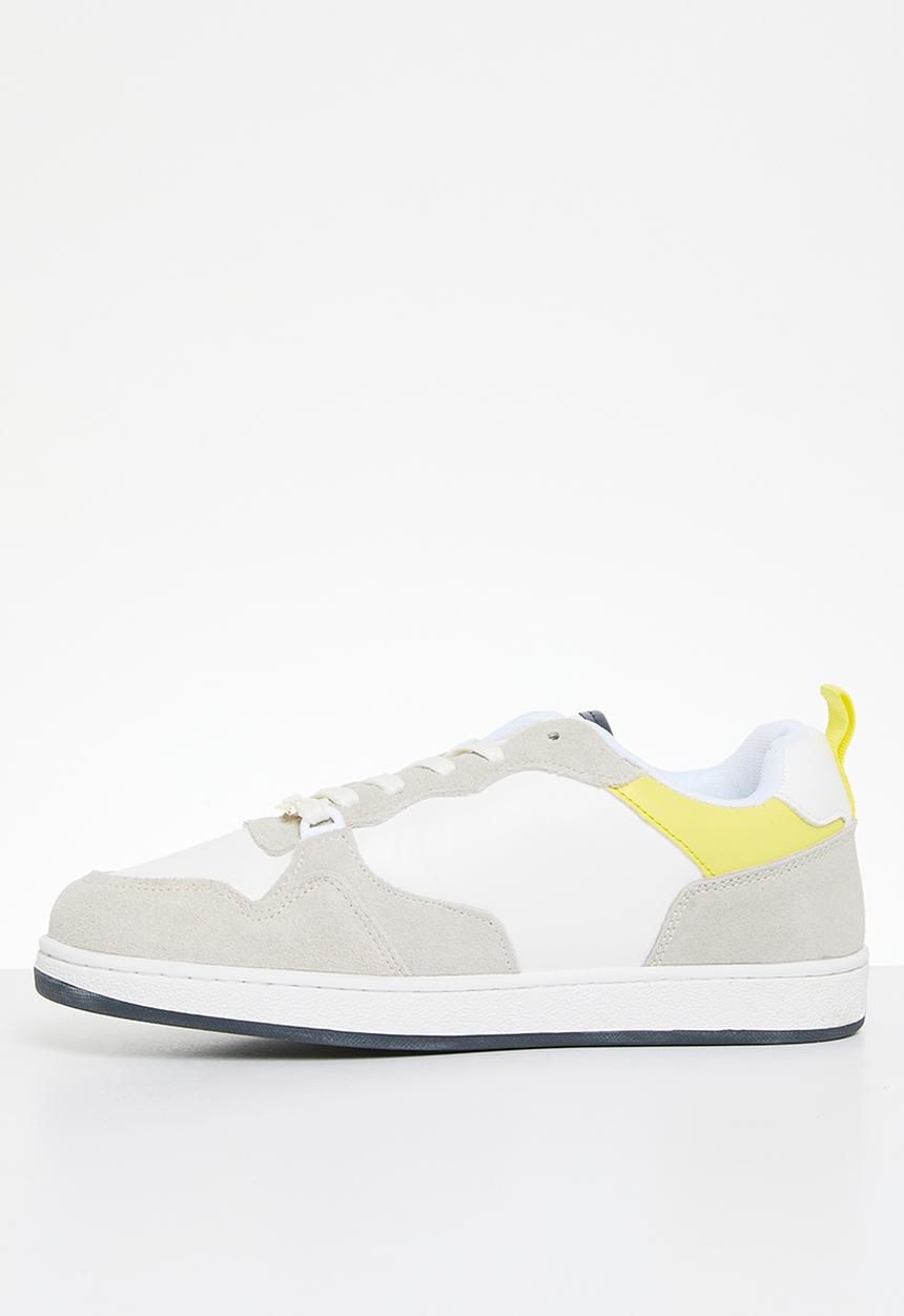 POLO - Combo Colour Outsole Sneaker - White