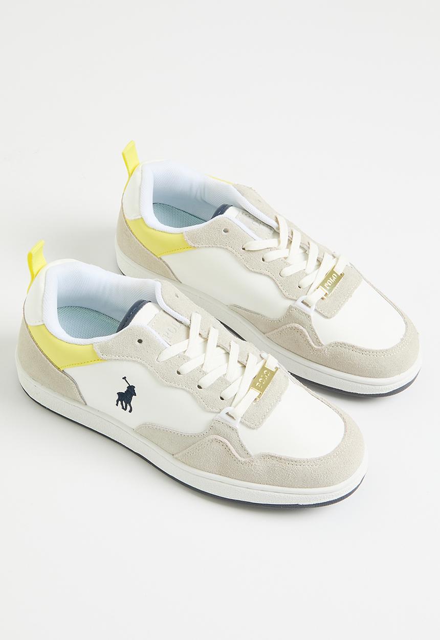POLO - Combo Colour Outsole Sneaker - White