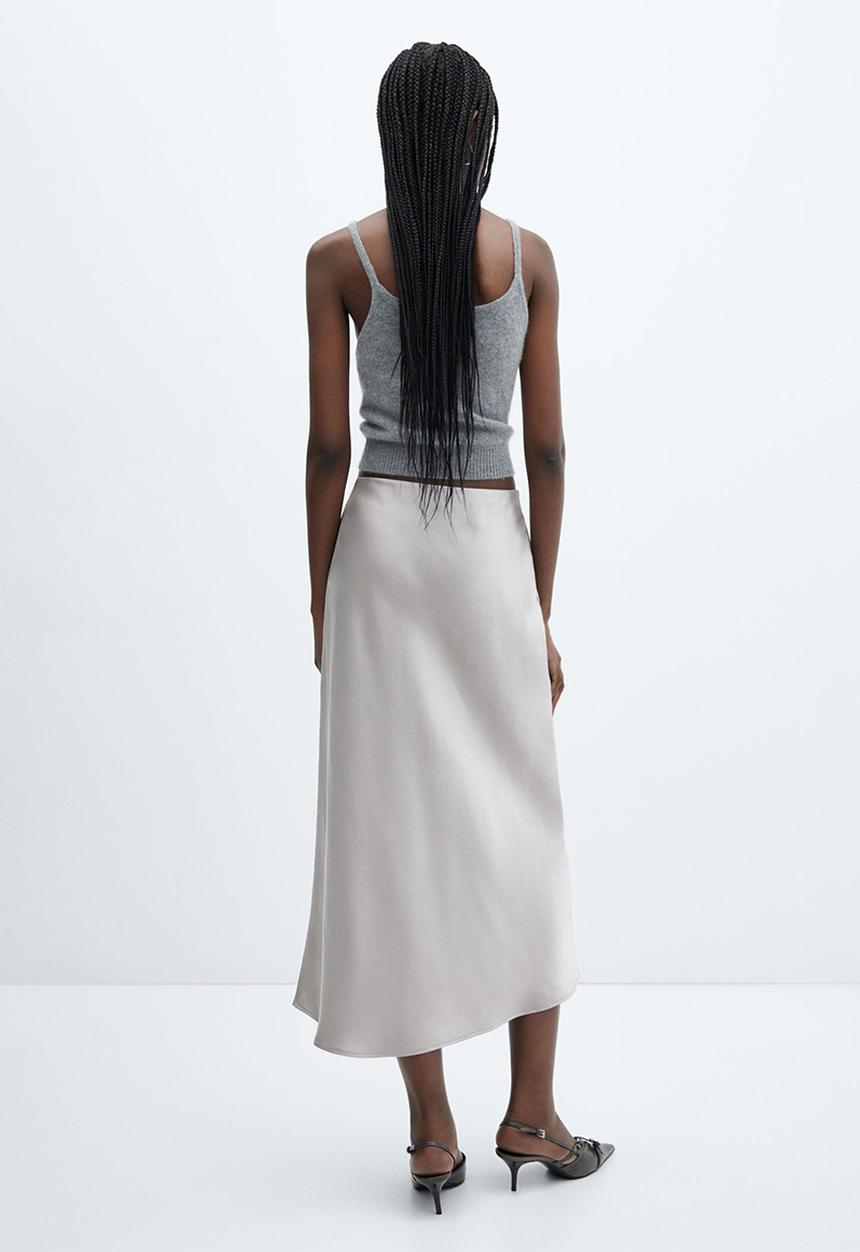 MANGO - Skirt Mia - Gray