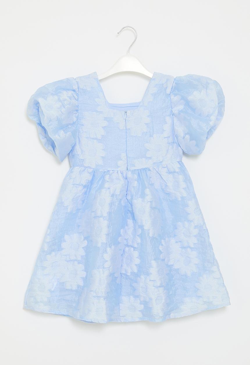 Pop Candy - Puff sleeve dress - blue