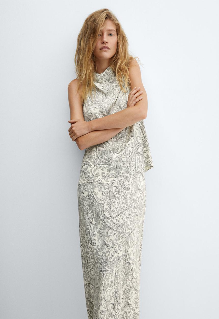 MANGO - Skirt Phoebe-A - White