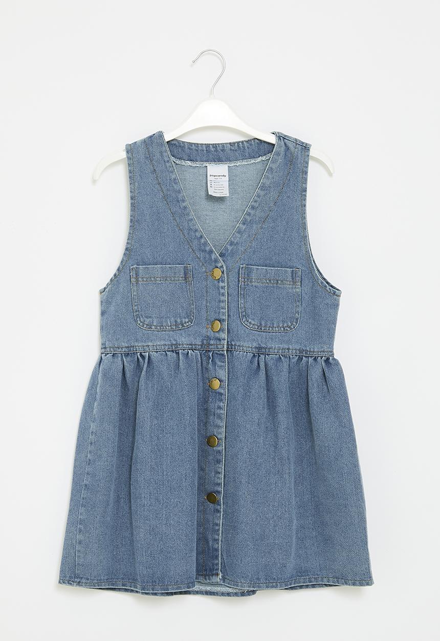 Pop Candy - Denim dress - stone wash