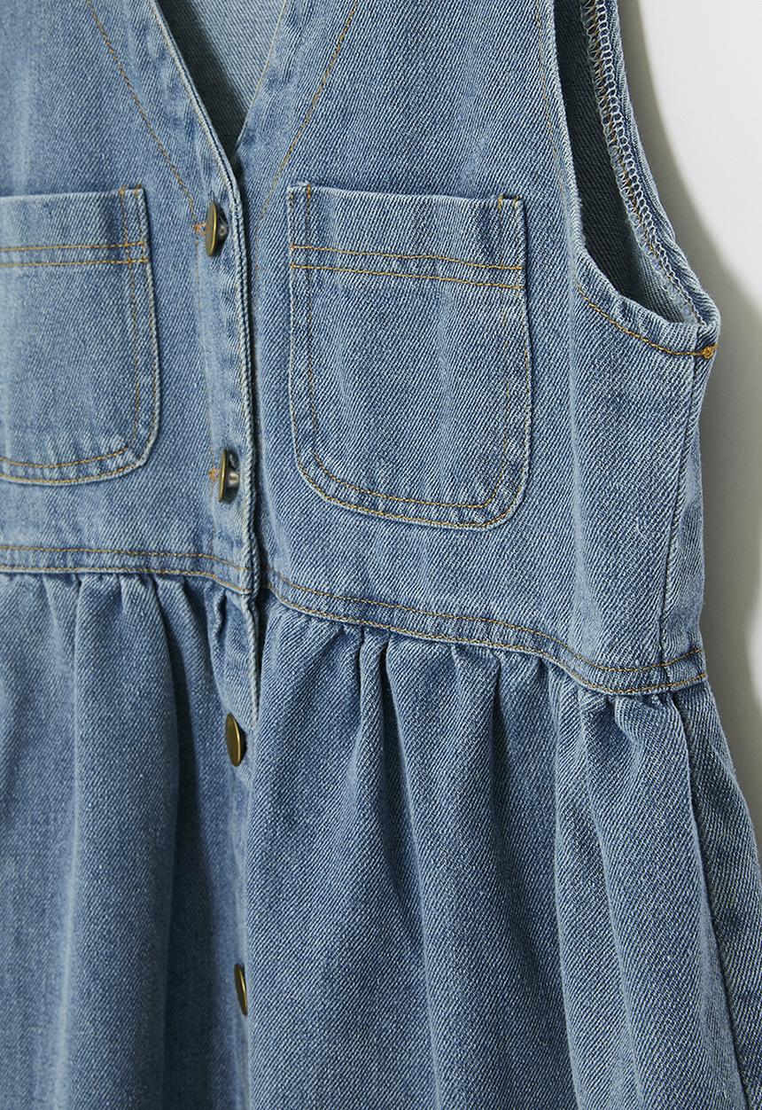 Pop Candy - Denim dress - stone wash