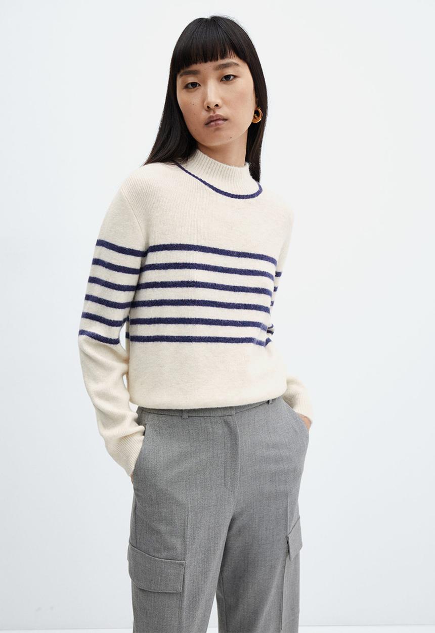 MANGO - Sweater mumu - midnight navy