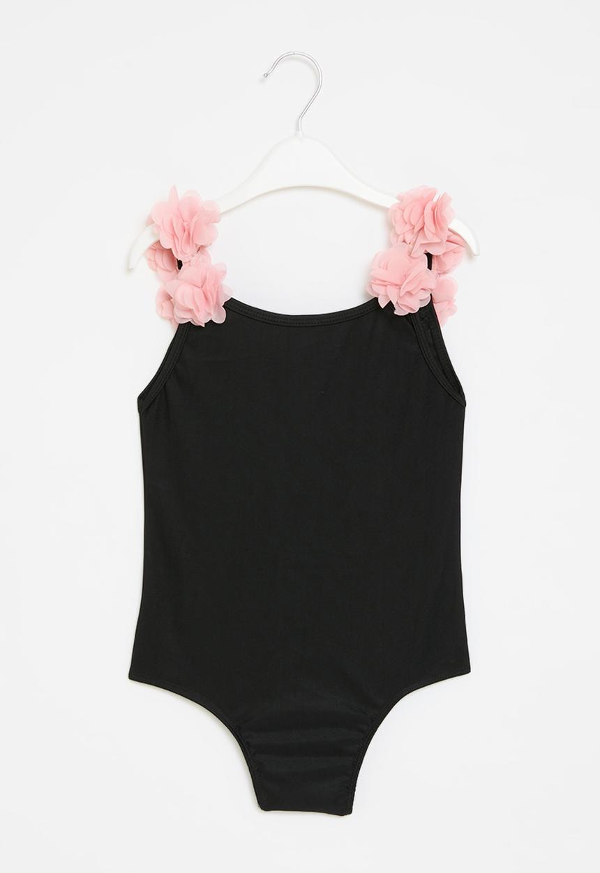 Pop Candy - One piece swimsuit - black & pink