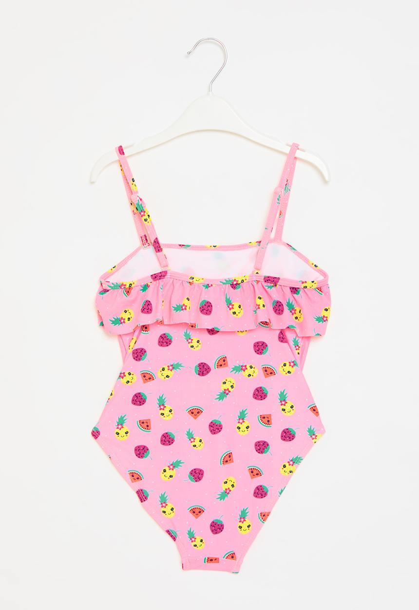 Pop Candy - One piece frilled bikini - pink