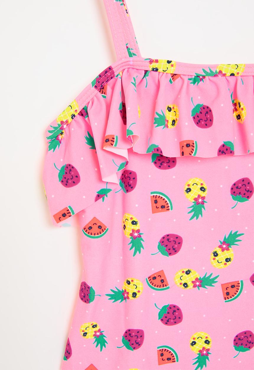 Pop Candy - One piece frilled bikini - pink