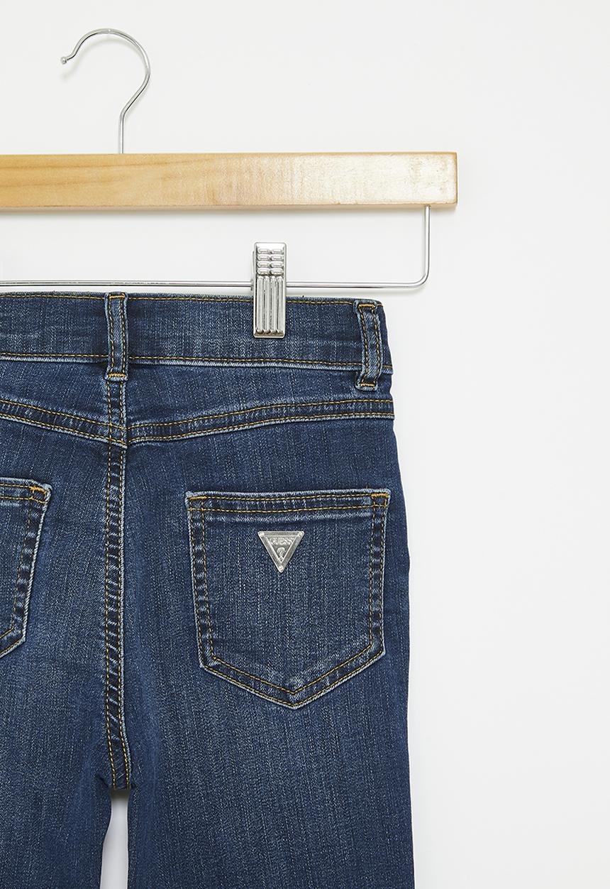 GUESS - Stretch denim flare fit pants - lily mid wash