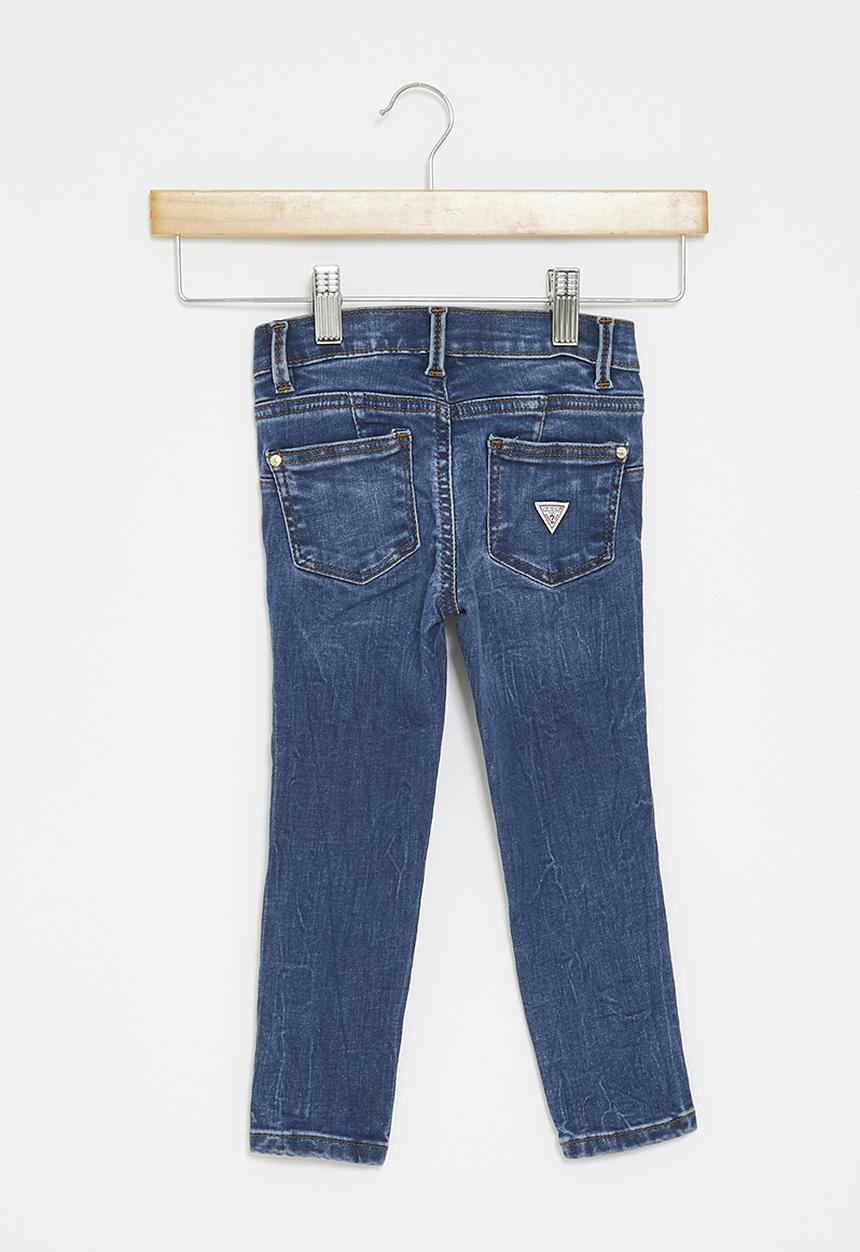 GUESS - Stretch denim skinny pants - core mid wash