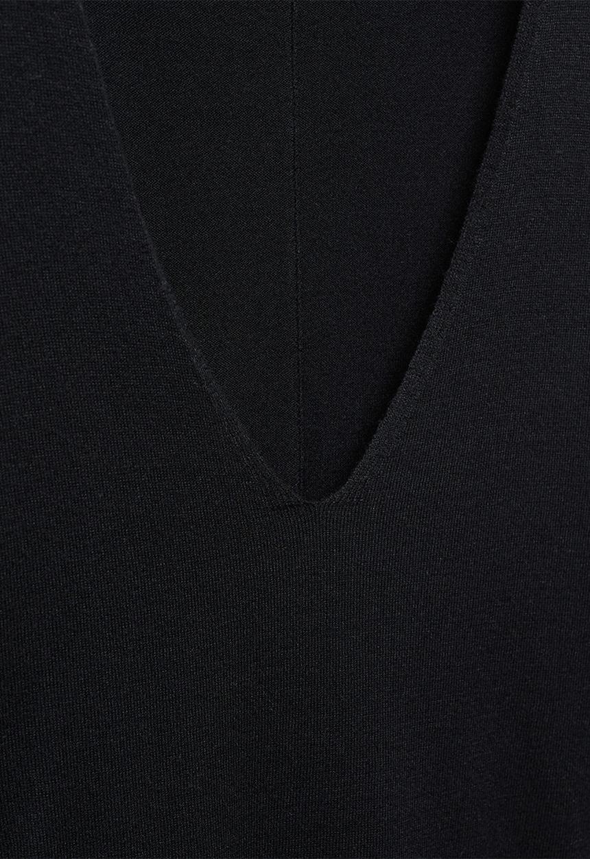MANGO - Sweater vieira - black
