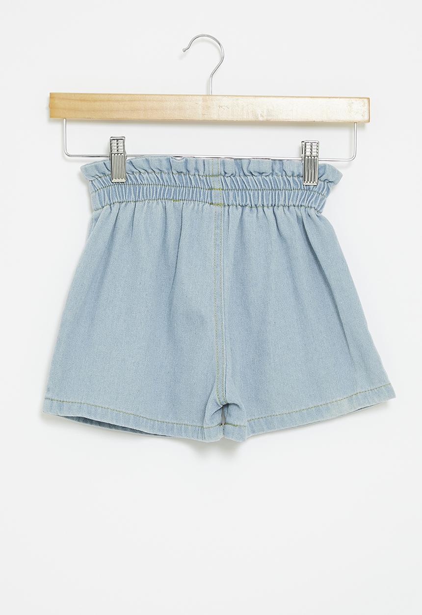 Pop Candy - Elasticated waist shorts - light blue