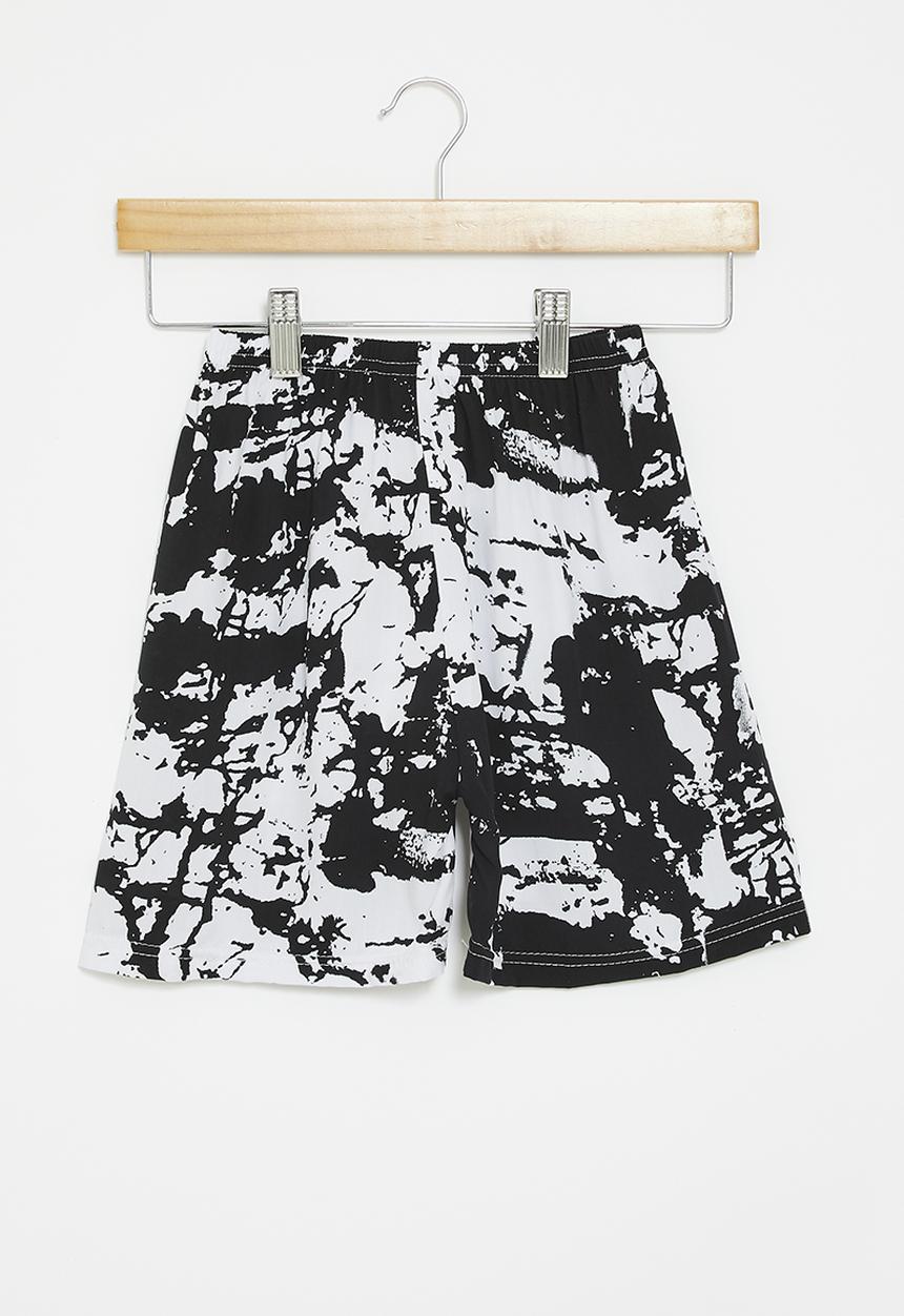 Pop Candy - Boardshorts - black & white