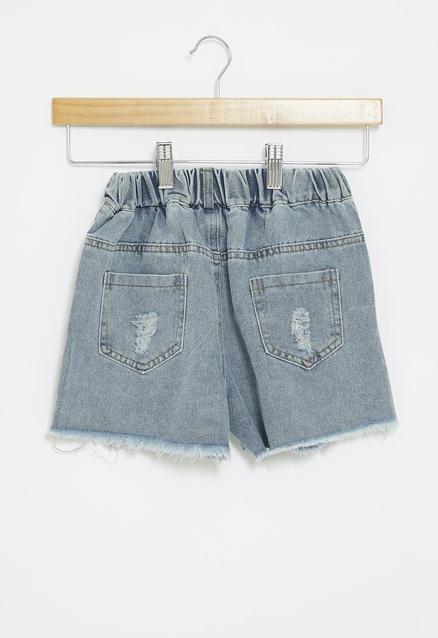 Pop Candy - Denim shorts - stonewash