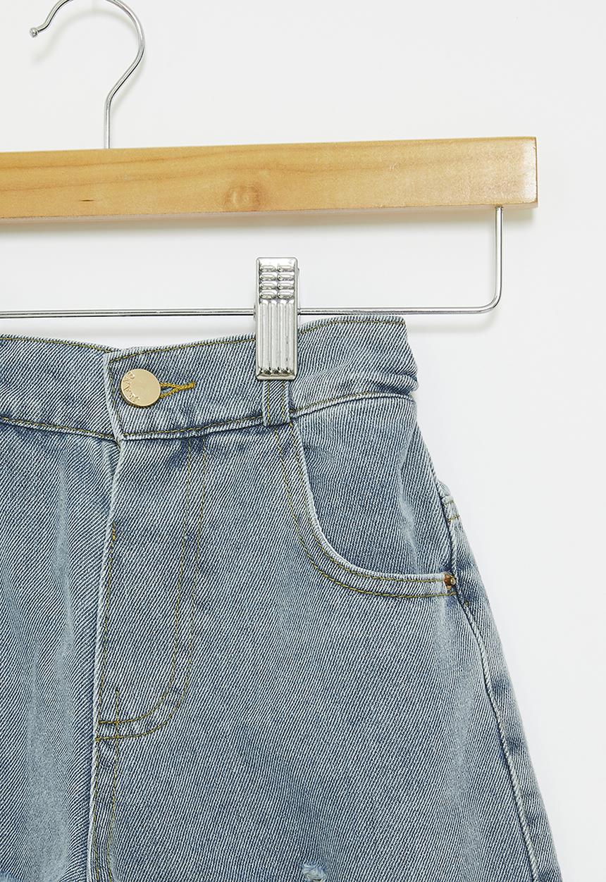 Pop Candy - Denim shorts - stonewash