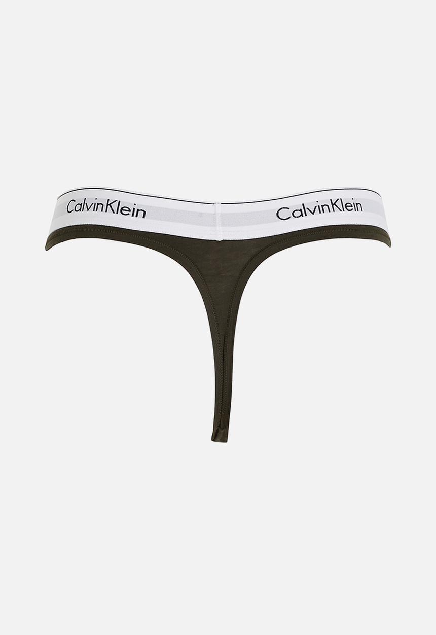 Calvin Klein - Thong - field olive