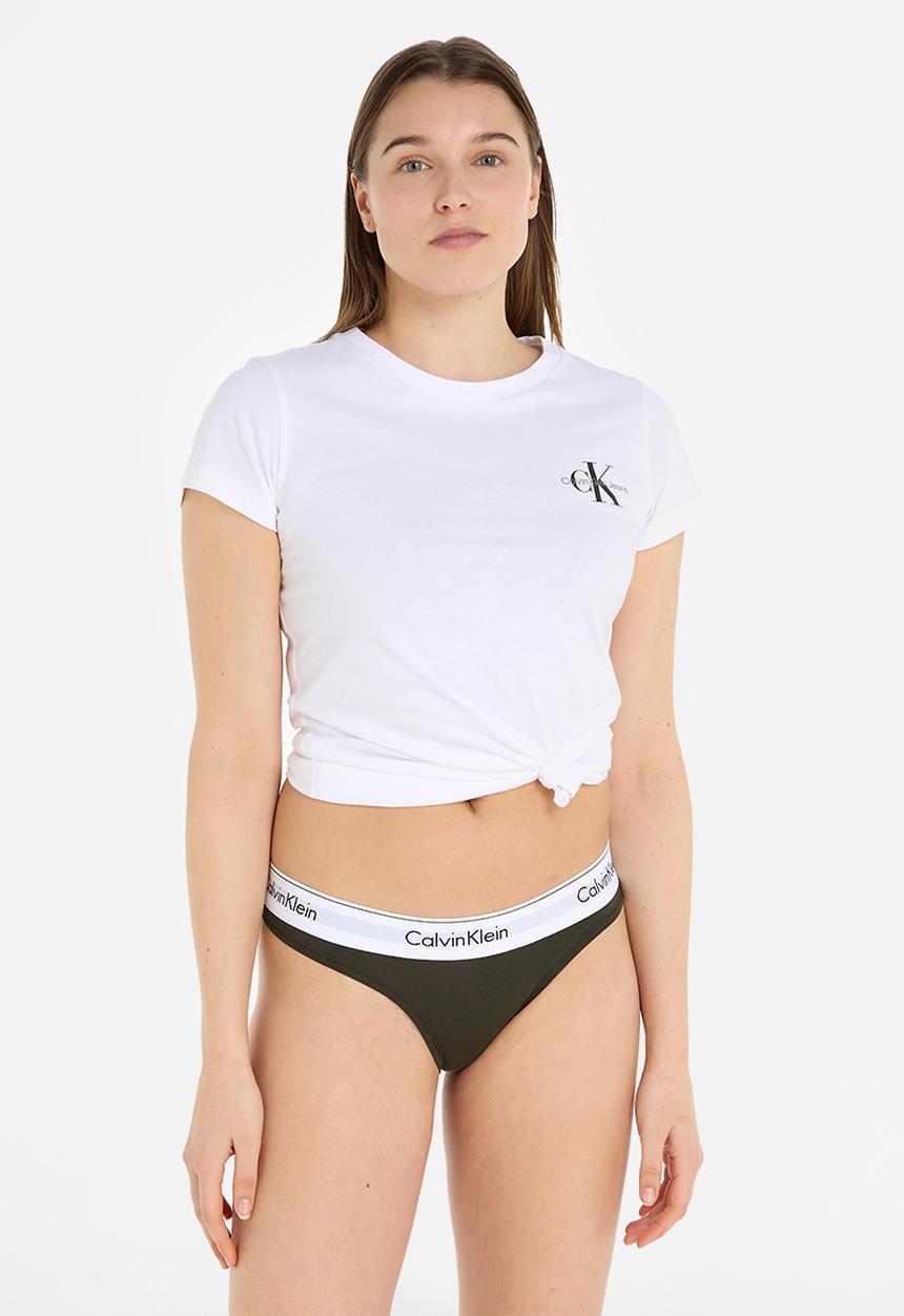 Calvin Klein - Thong - field olive