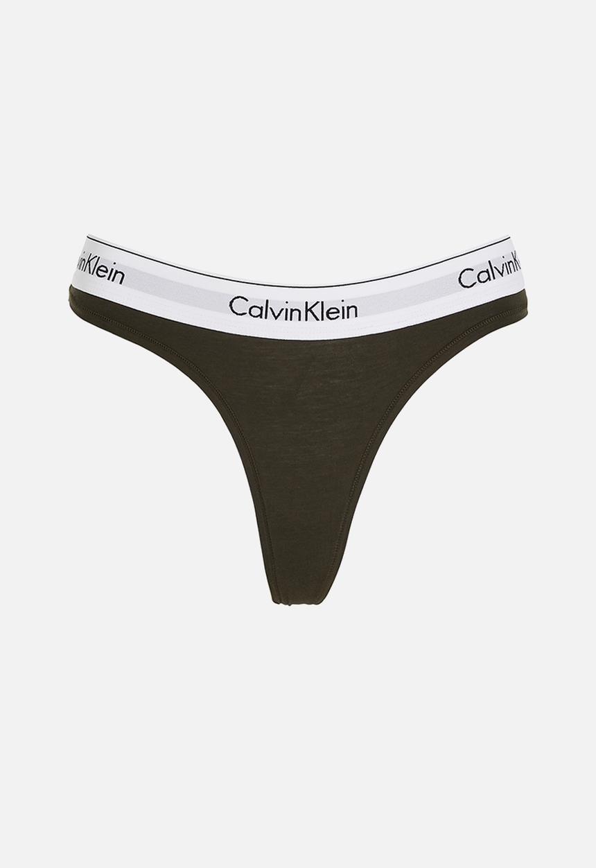 Calvin Klein - Thong - field olive