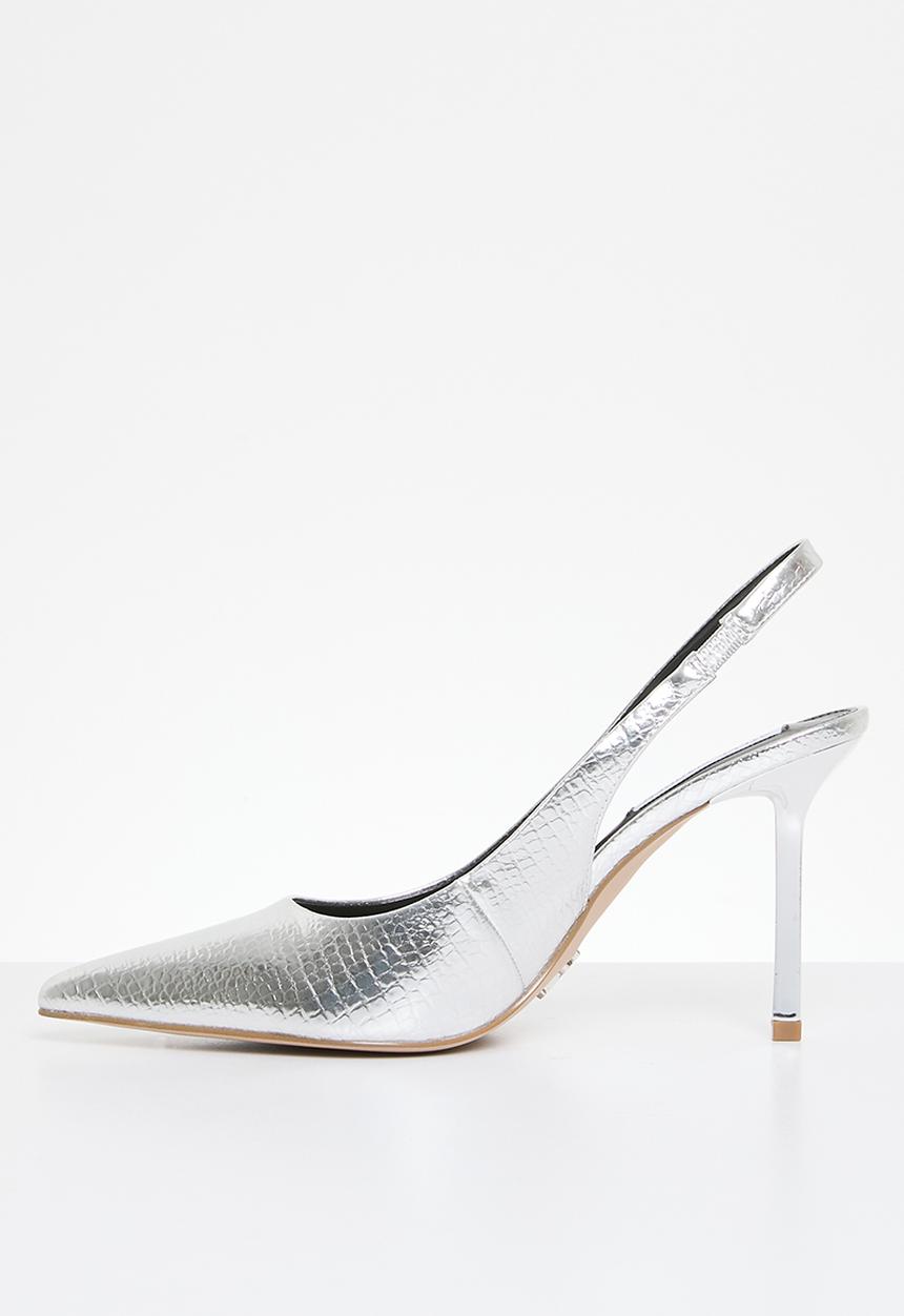 Steve Madden - Soiree slingback court - silver 