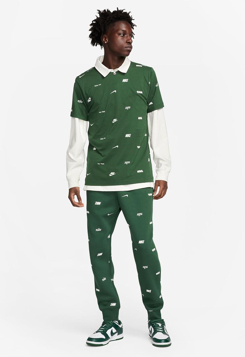 Nike - Club Fleece bb AOP joggers - green 