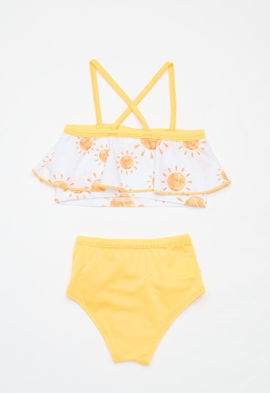 Pop Candy - 2 Piece bikini set - yellow & white
