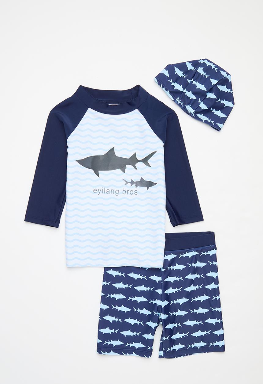 Pop Candy -  3 Piece swim set  - blue 