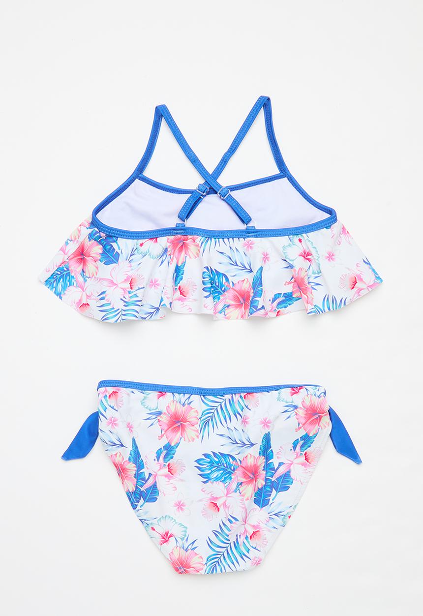 Pop Candy - Palm print  bikini set - blue