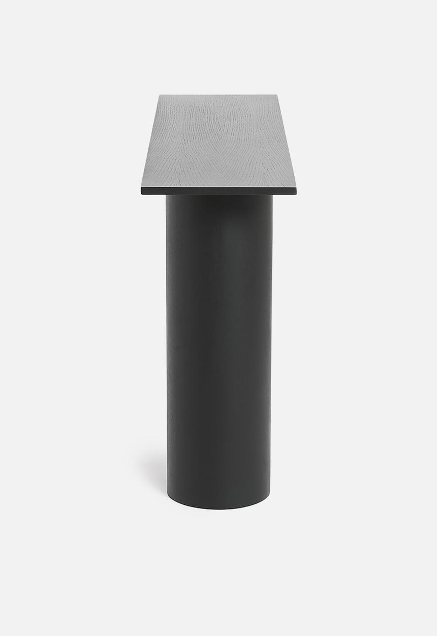 Sixth Floor - James column leg console - black