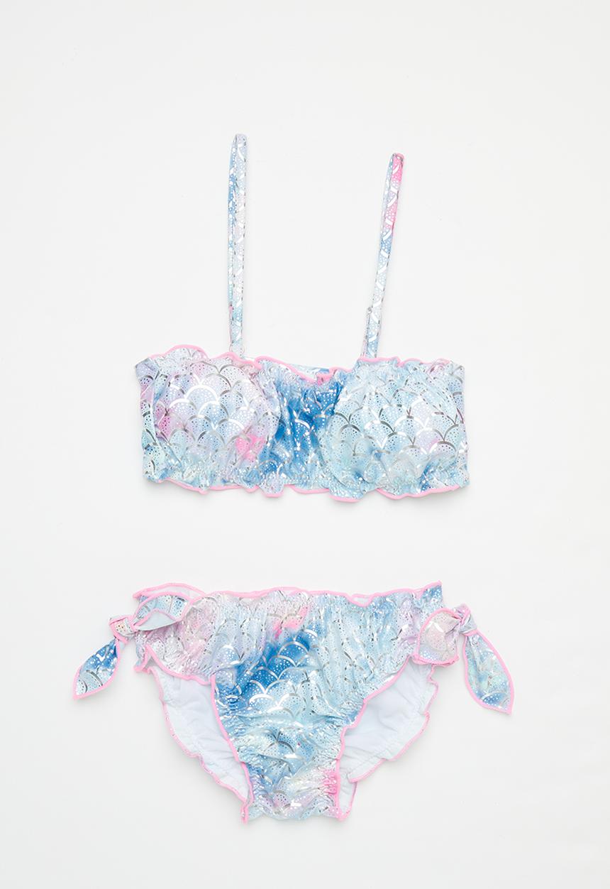 Pop Candy - 2 Piece bikini set - mermaid pink & blue