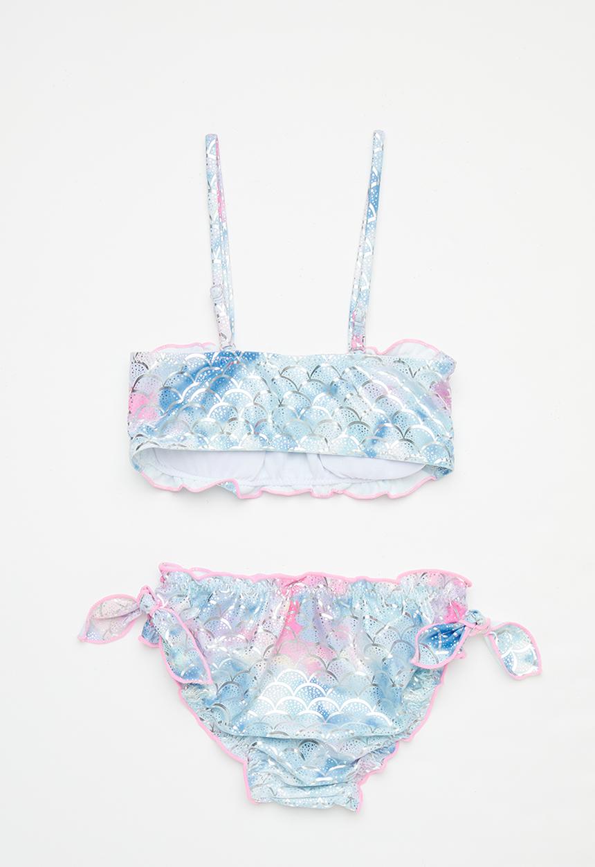 Pop Candy - 2 Piece bikini set - mermaid pink & blue