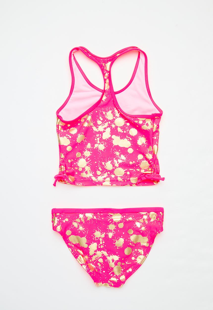 Pop Candy - 2 Piece tankini - pink & gold
