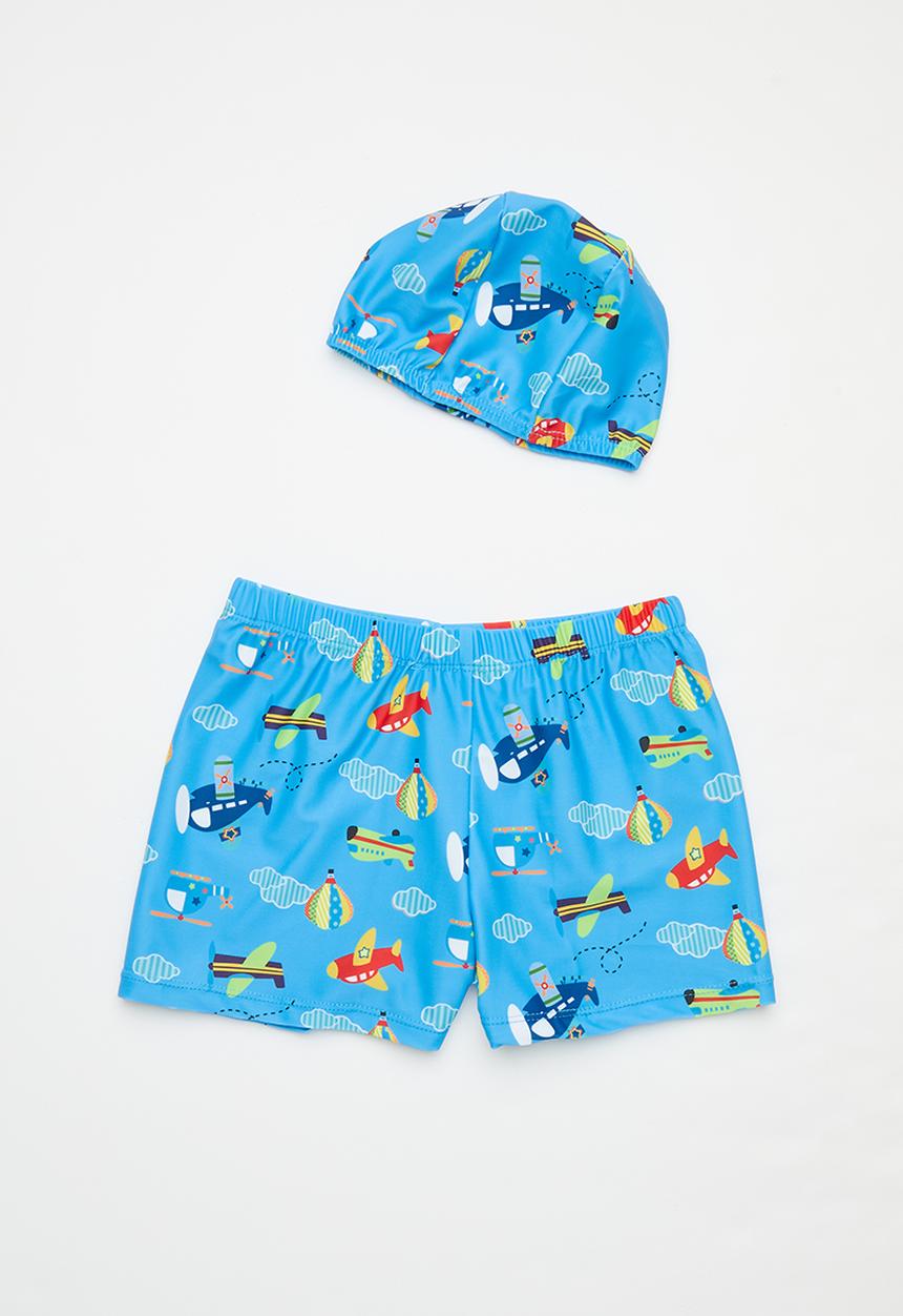 Pop Candy - Swim cap & shorts set - light blue
