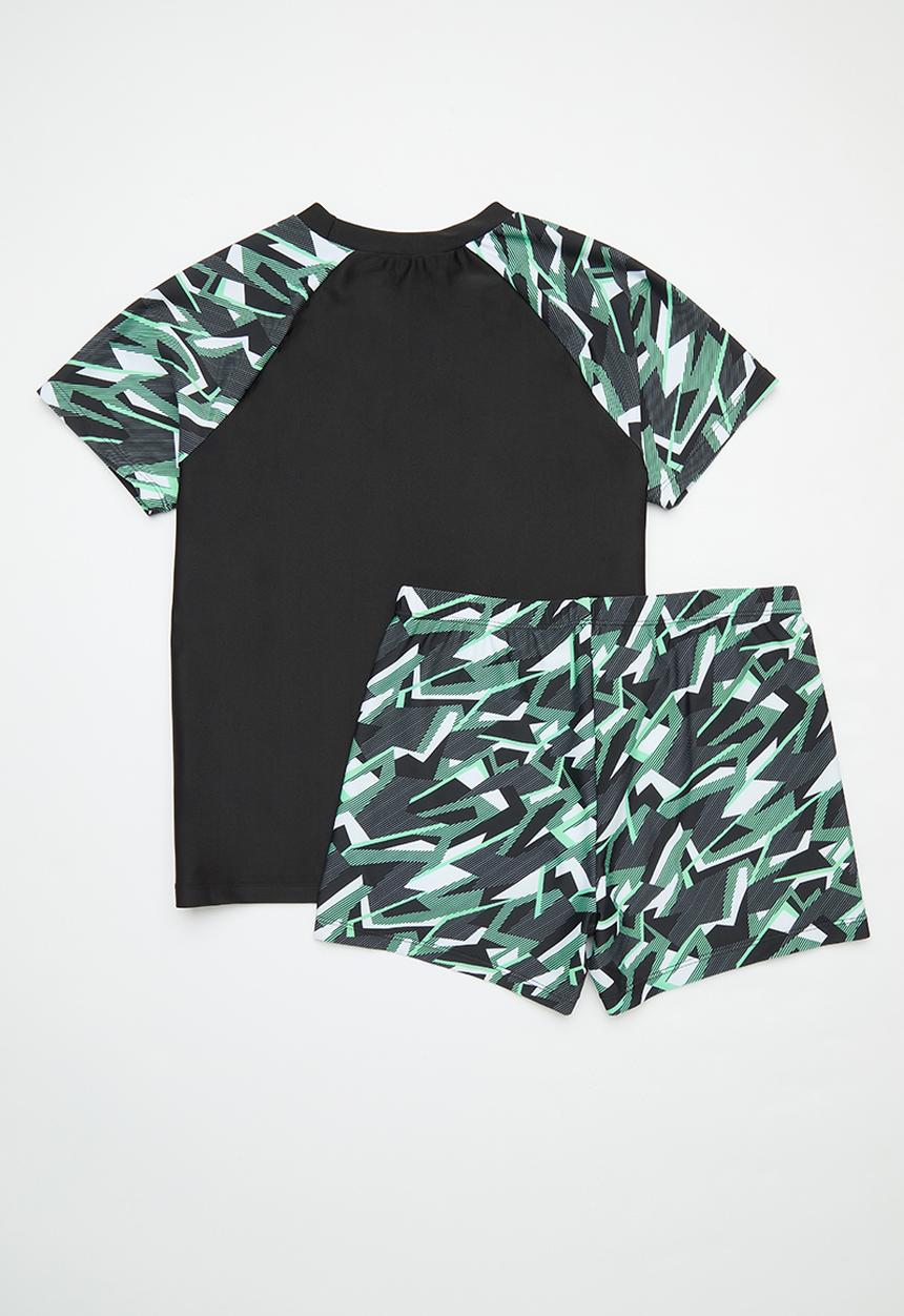 Pop Candy - 2 Piece swim set - green & black