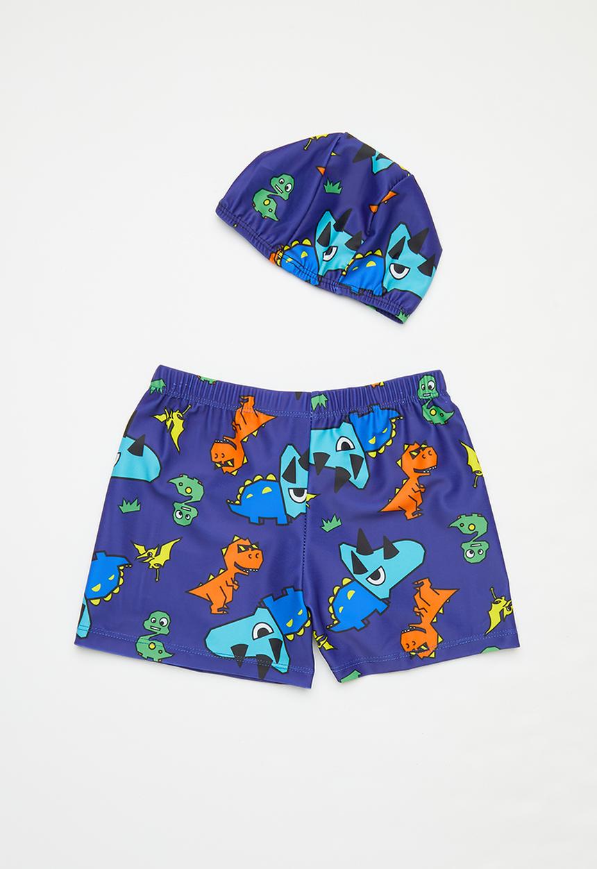 Pop Candy - Swim cap & shorts set - navy blue