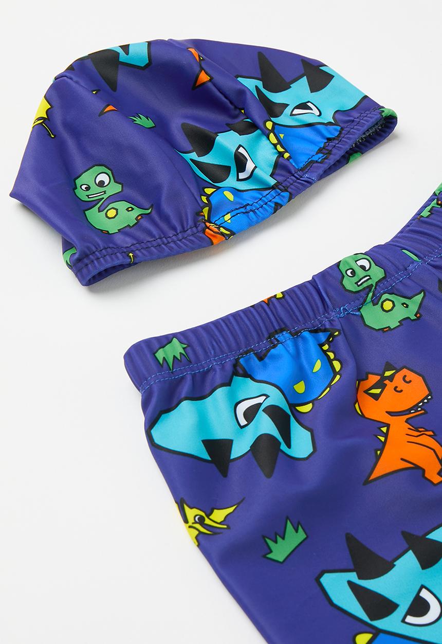 Pop Candy - Swim cap & shorts set - navy blue