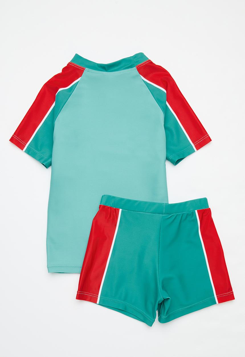 Pop Candy - 2 Piece swim set - blue & red