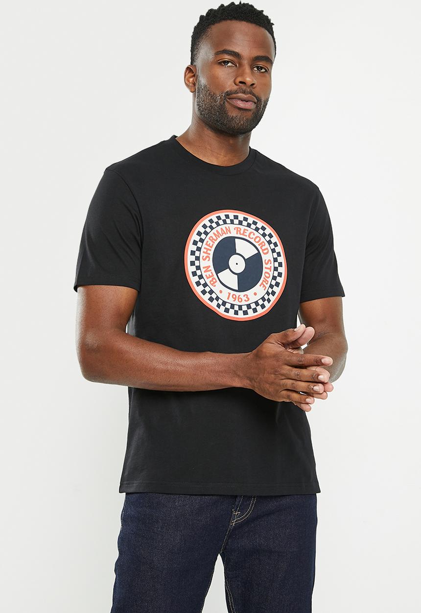 Ben Sherman - Record shop tee-shirt - black