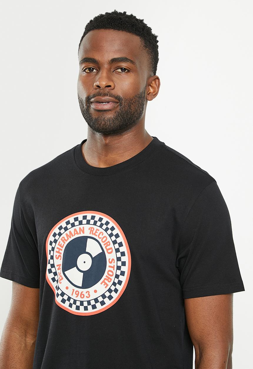 Ben Sherman - Record shop tee-shirt - black