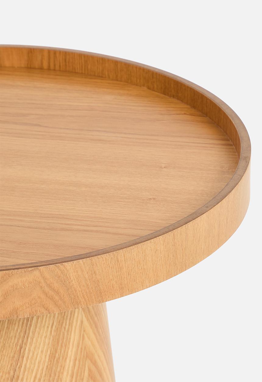 Sixth Floor - Charlotte 2 in 1 side table with removable tray - natural