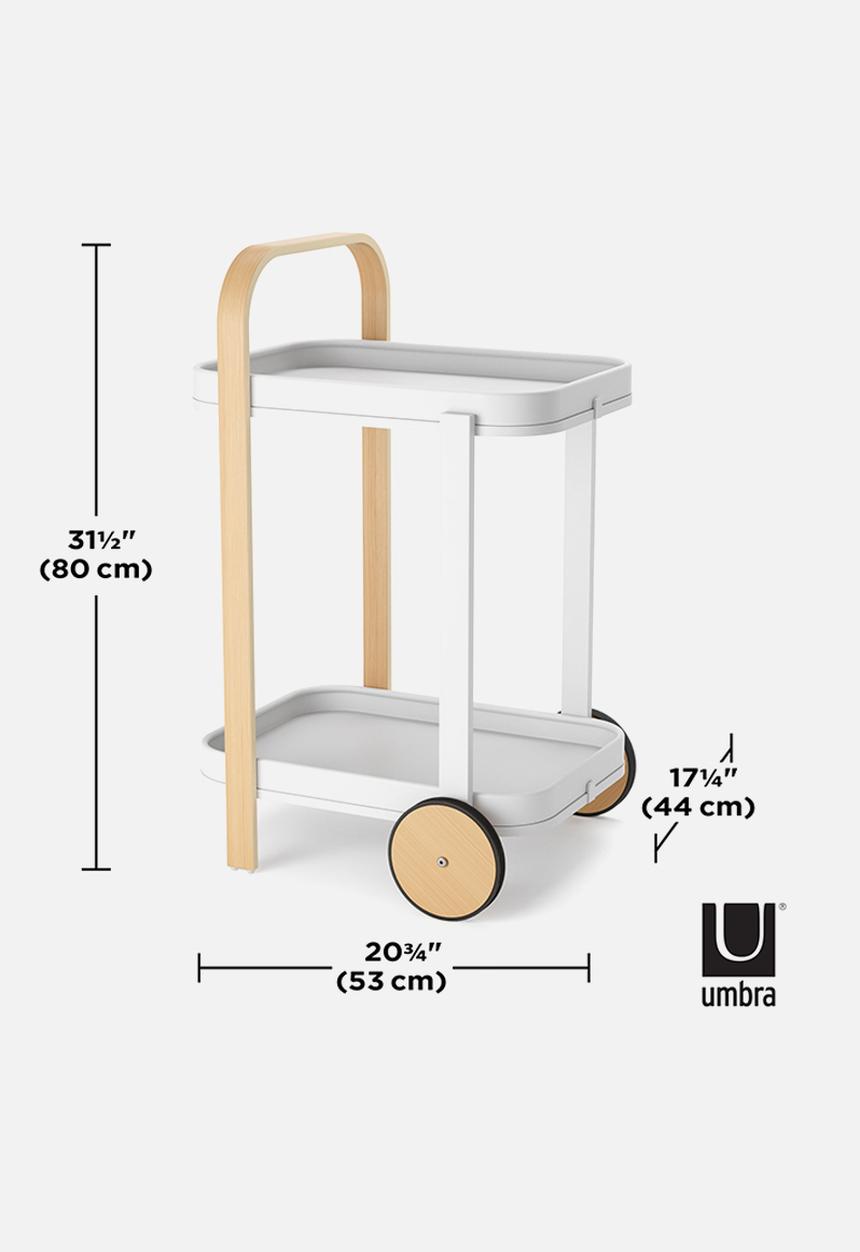 Umbra - Bellwood bar/storage cart - natural