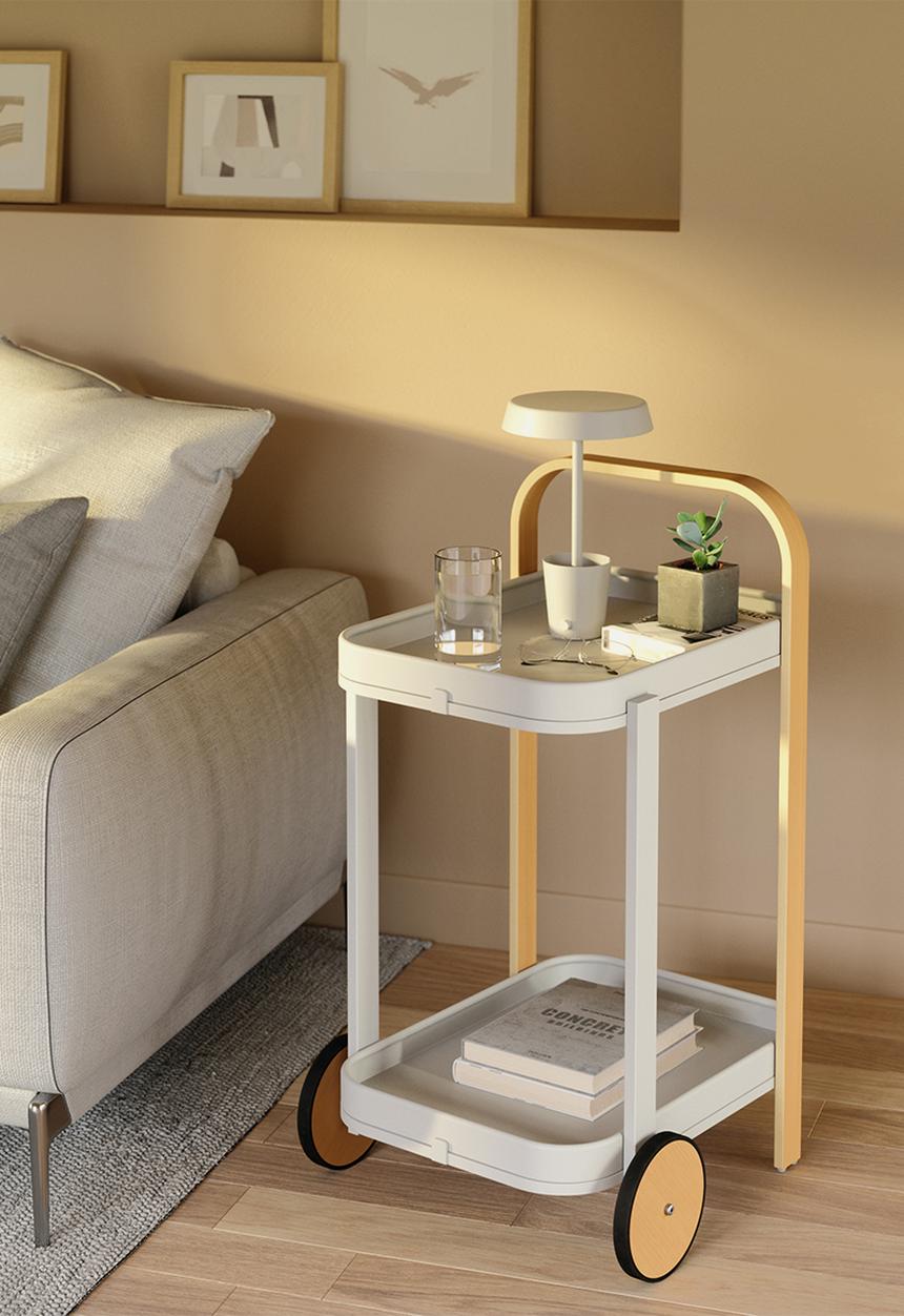 Umbra - Bellwood bar/storage cart - natural