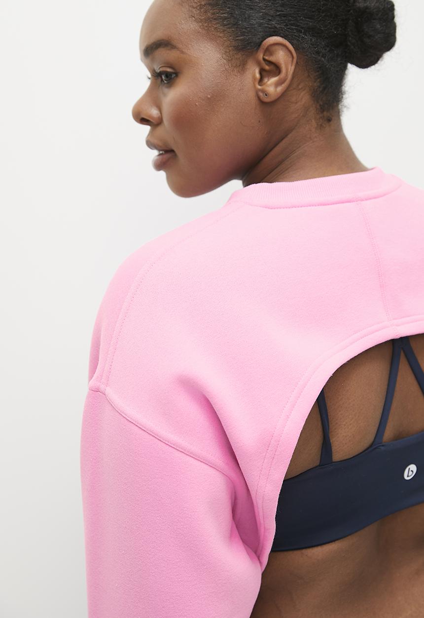 Cotton On - Plus Plush Cropped Shrug - Pink Fizz