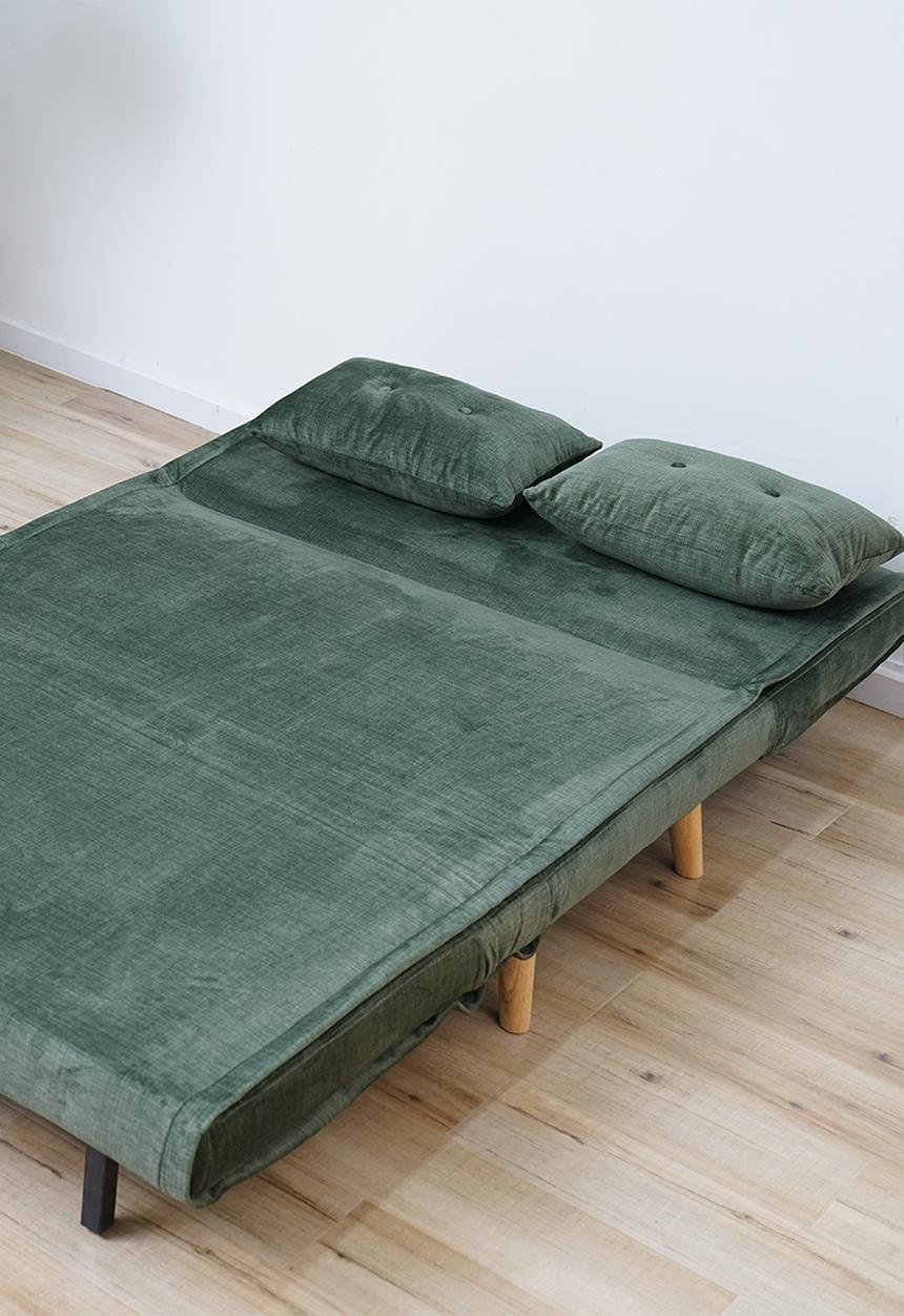 Sixth Floor - Haley foldable 2 seater sofa - green