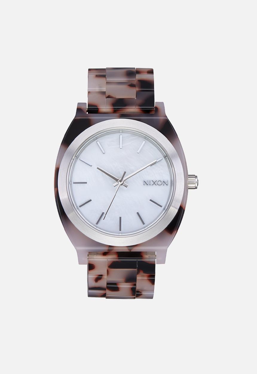Nixon - Time teller acetate - pink tortoise/mother of pearl